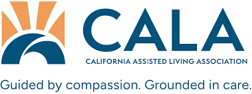California Assisted Living Association (CALA) logo representing senior living safety and care partnership.
