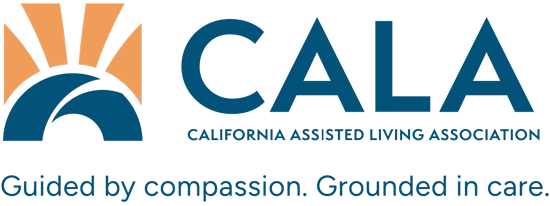 CALA California Assisted Living Association logo focused on assisted living safety and care standards