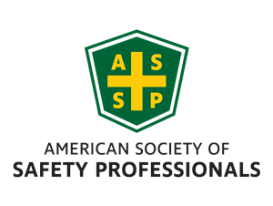 ASSP American Society of Safety Professionals logo promoting workplace safety leadership