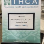 THCA Tennessee Health Care Association Life Safety and Emergency Preparedness event sign February 3 2026