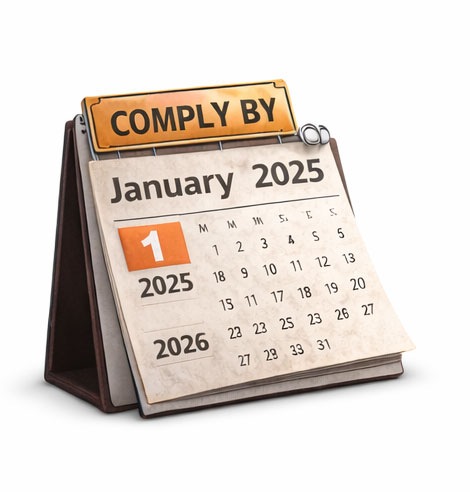 Compliance timeline calendar icon