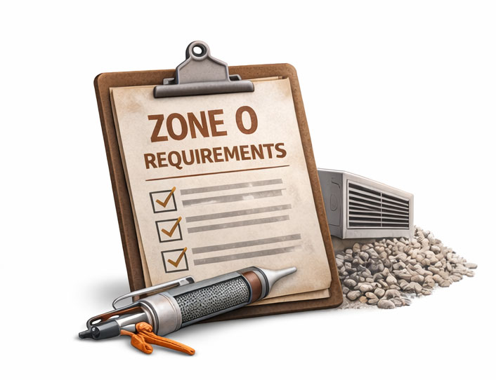 Zone 0 requirements clipboard icon